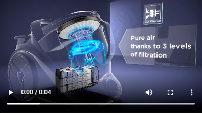 Пилосос безмішковий Rowenta Compact Power XXL RO4825EA