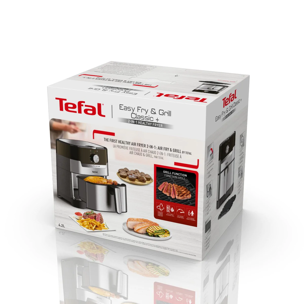 Мультипіч (Аерогриль) TEFAL Easy Fry&Grill EY501D15