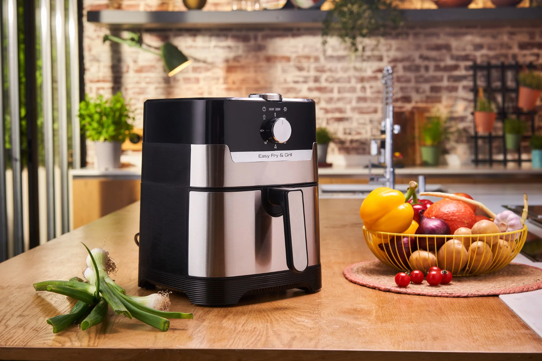Мультипіч (Аерогриль) TEFAL Easy Fry&Grill EY501D15