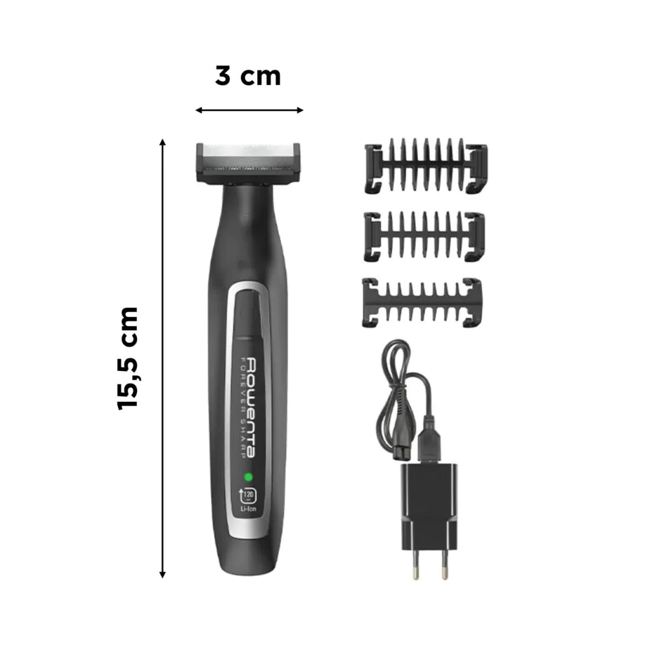 Тример для бороди та вусів Rowenta Forever Sharp (4 в 1) TN6000F5