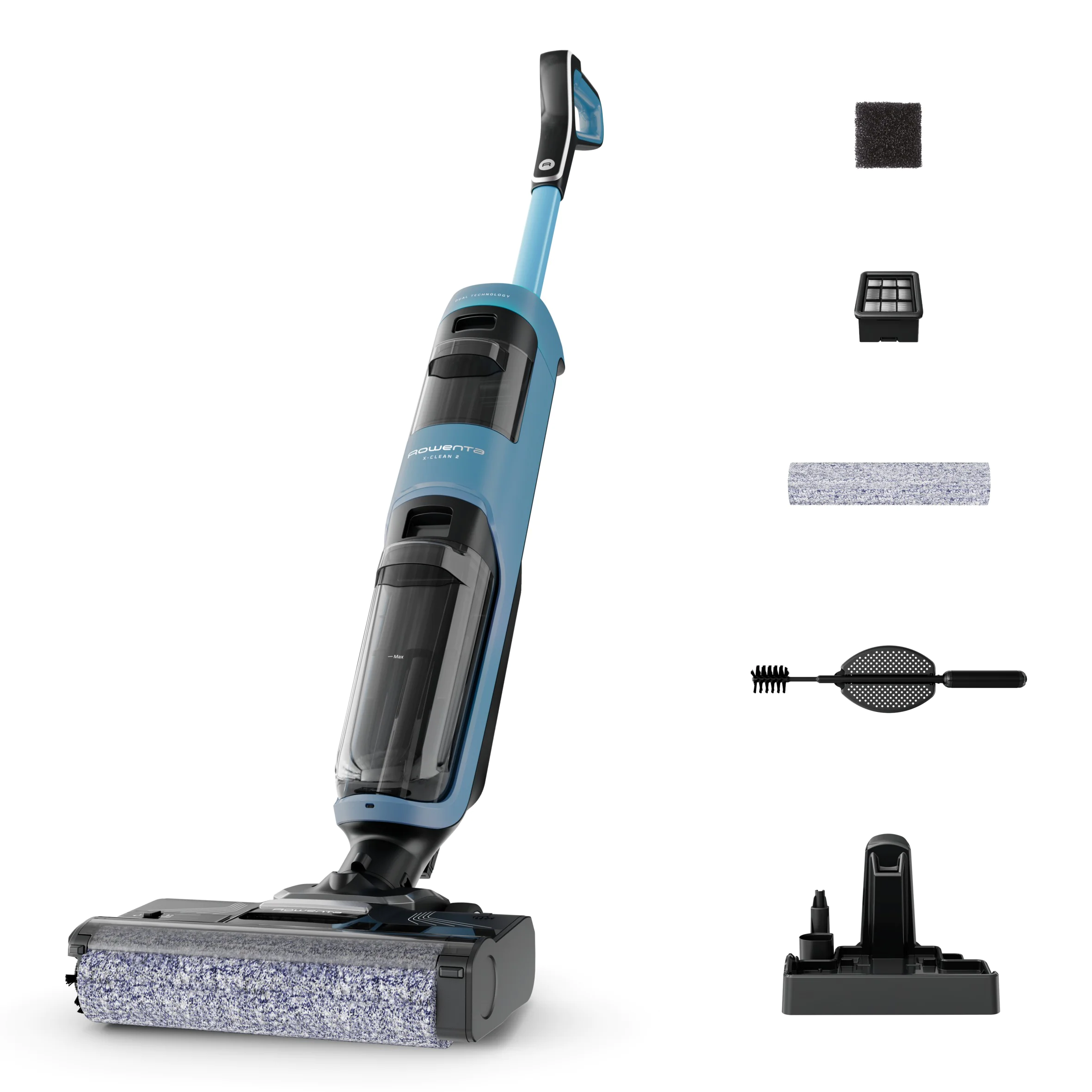 Миючий акумуляторний пилосос для твердої підлоги Rowenta X-CLEAN 2 GZ2271E0