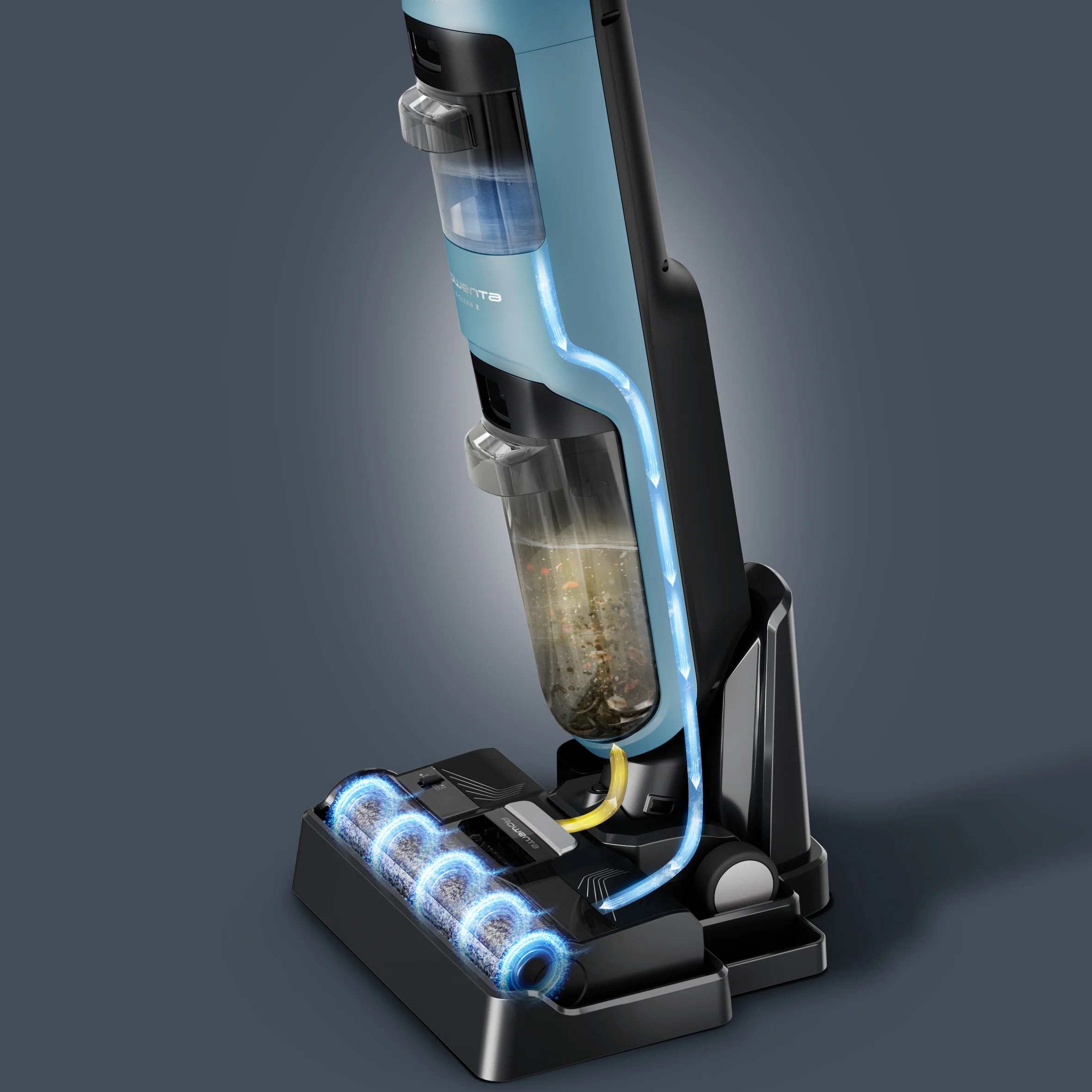 Миючий акумуляторний пилосос для твердої підлоги Rowenta X-CLEAN 2 GZ2271E0