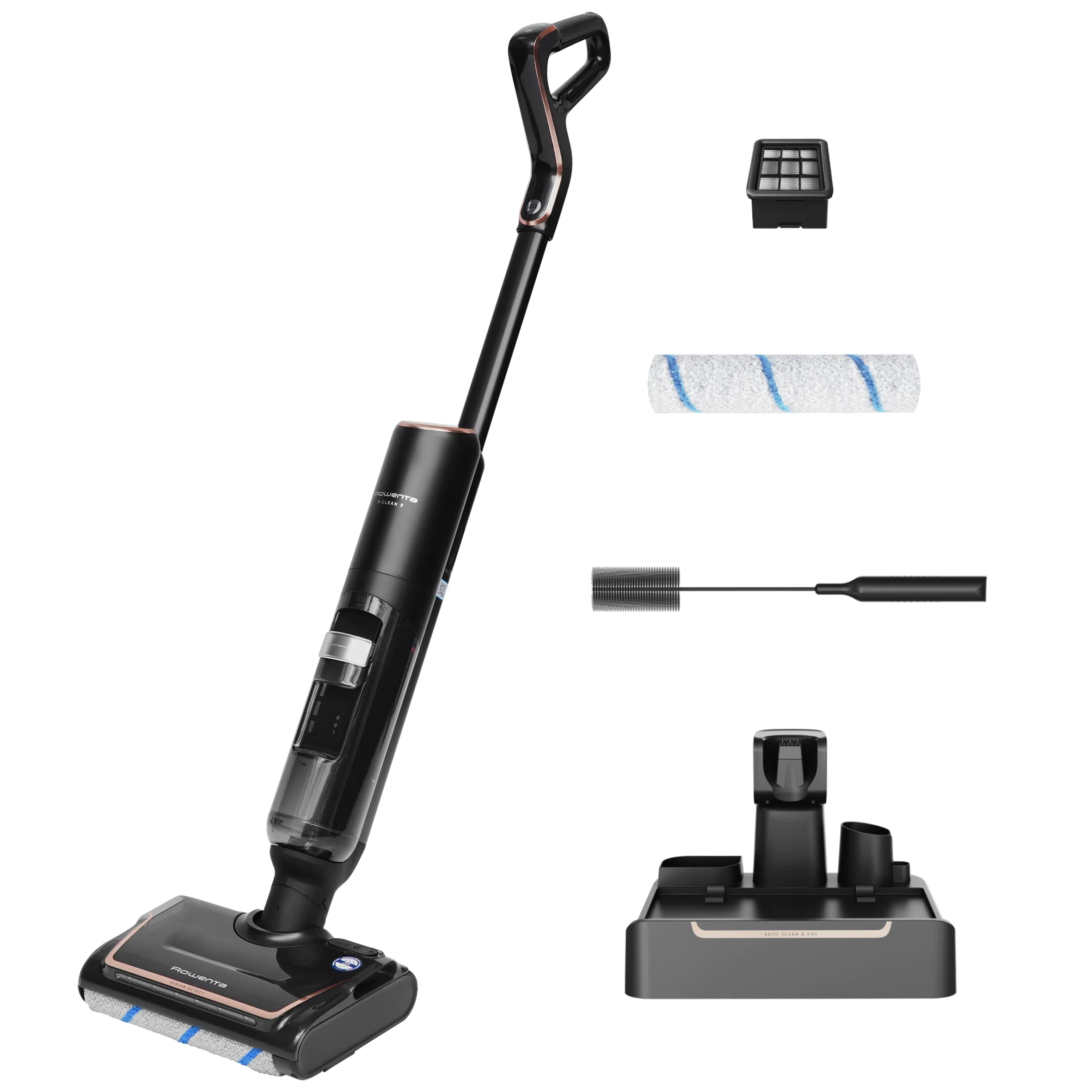 Миючий акумуляторний пилосос для твердої підлоги Rowenta X-CLEAN 7 GZ5736E0