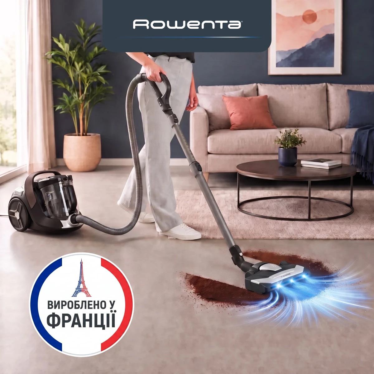 Пилосос безмішковий Rowenta Silence Force Cyclonic 8 Total Clean Kit RO7C89E0