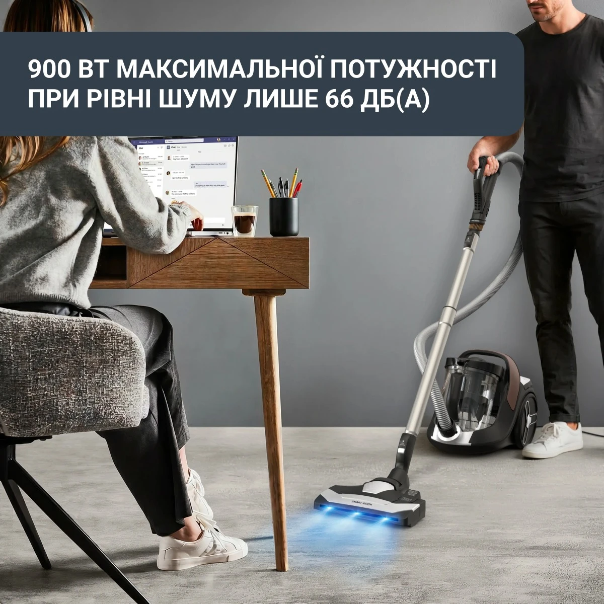 Пилосос безмішковий Rowenta Silence Force Cyclonic 8 Total Clean Kit RO7C89E0