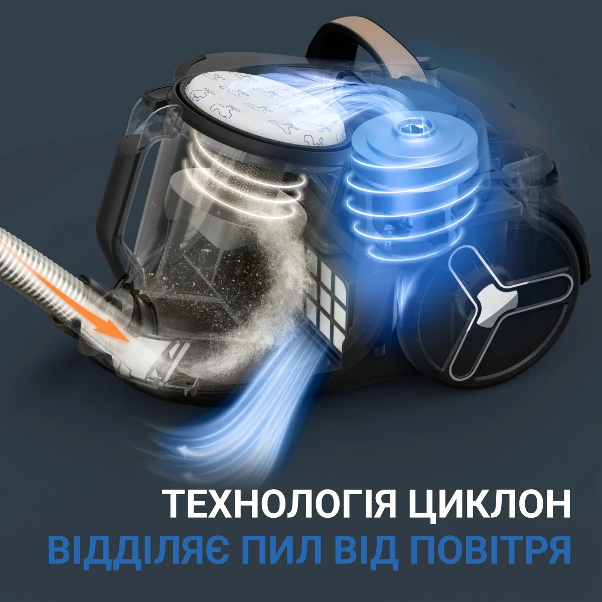 Пилосос безмішковий Rowenta Silence Force Cyclonic 8 Total Clean Kit RO7C89E0