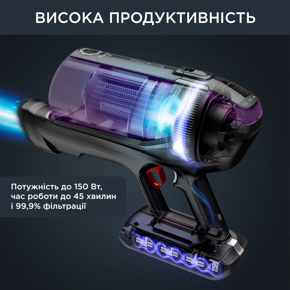 Акумуляторний пилосос Rowenta X-Force Flex 12.60&nbsp;Allergy Care RH98A0WO