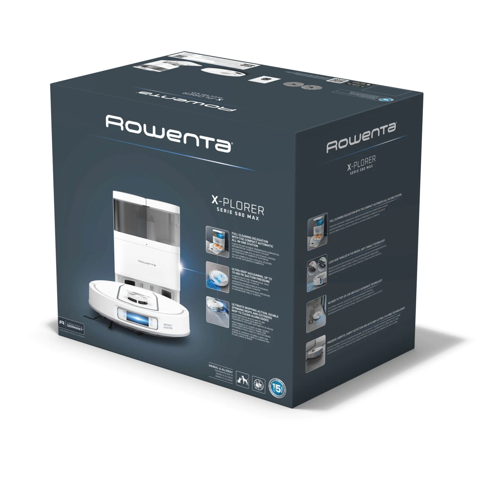 Робот-пилосос Rowenta X-PLORER Serie 580 Max Animal RR9547E0