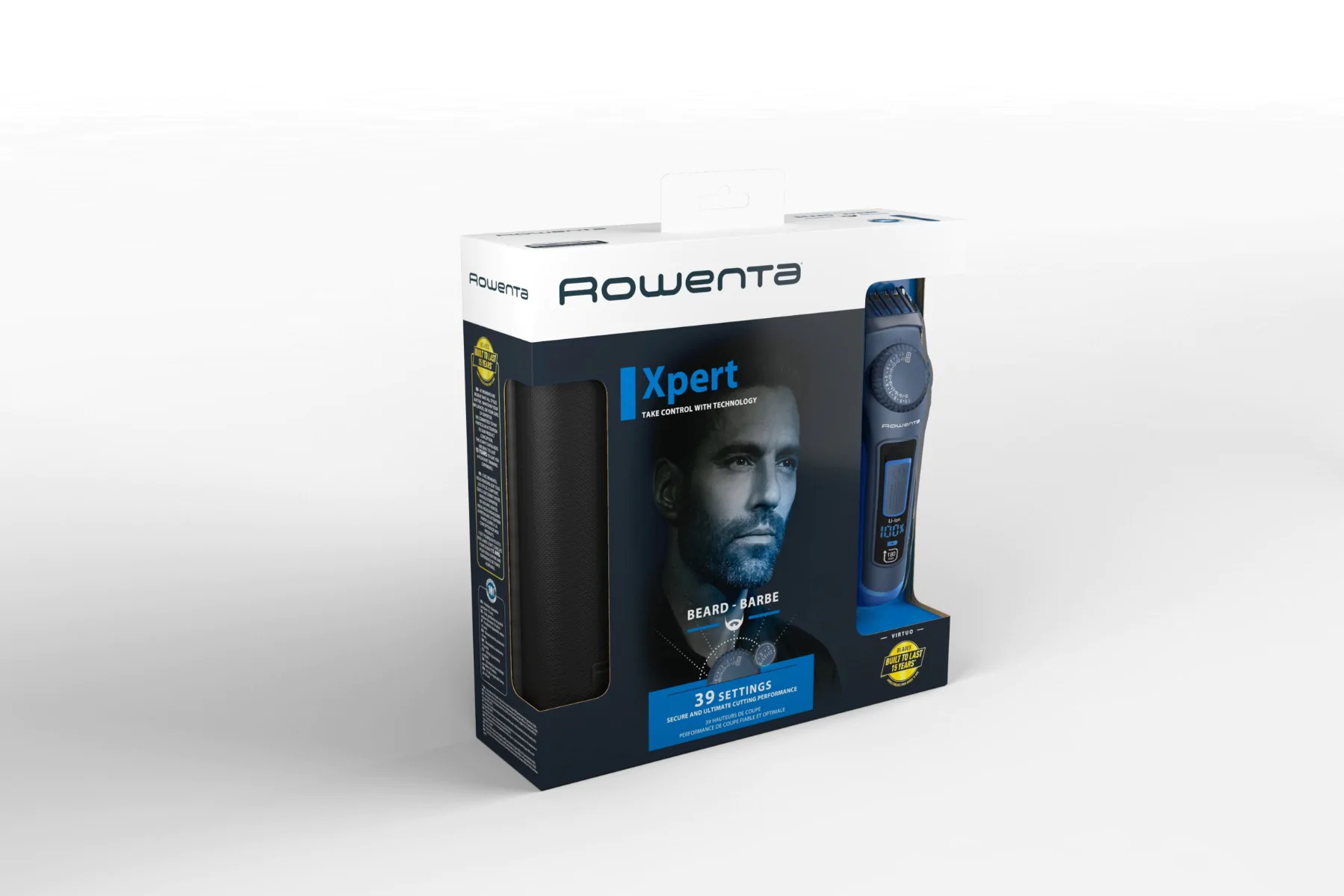 Тример для бороди та вусів Rowenta Virtuo TN3840F4
