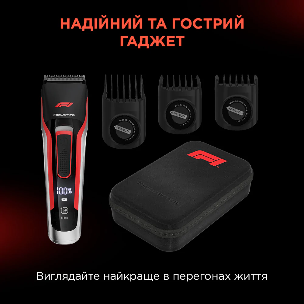 Машинка для стрижки Rowenta Formula 1 TN524MF0