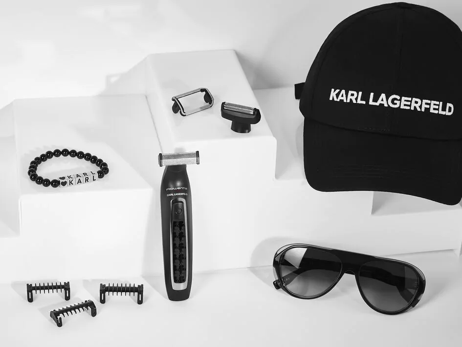 Тример для бороди та вусів Rowenta Karl Lagerfeld Forever Sharp (5 в 1) TN602LF0