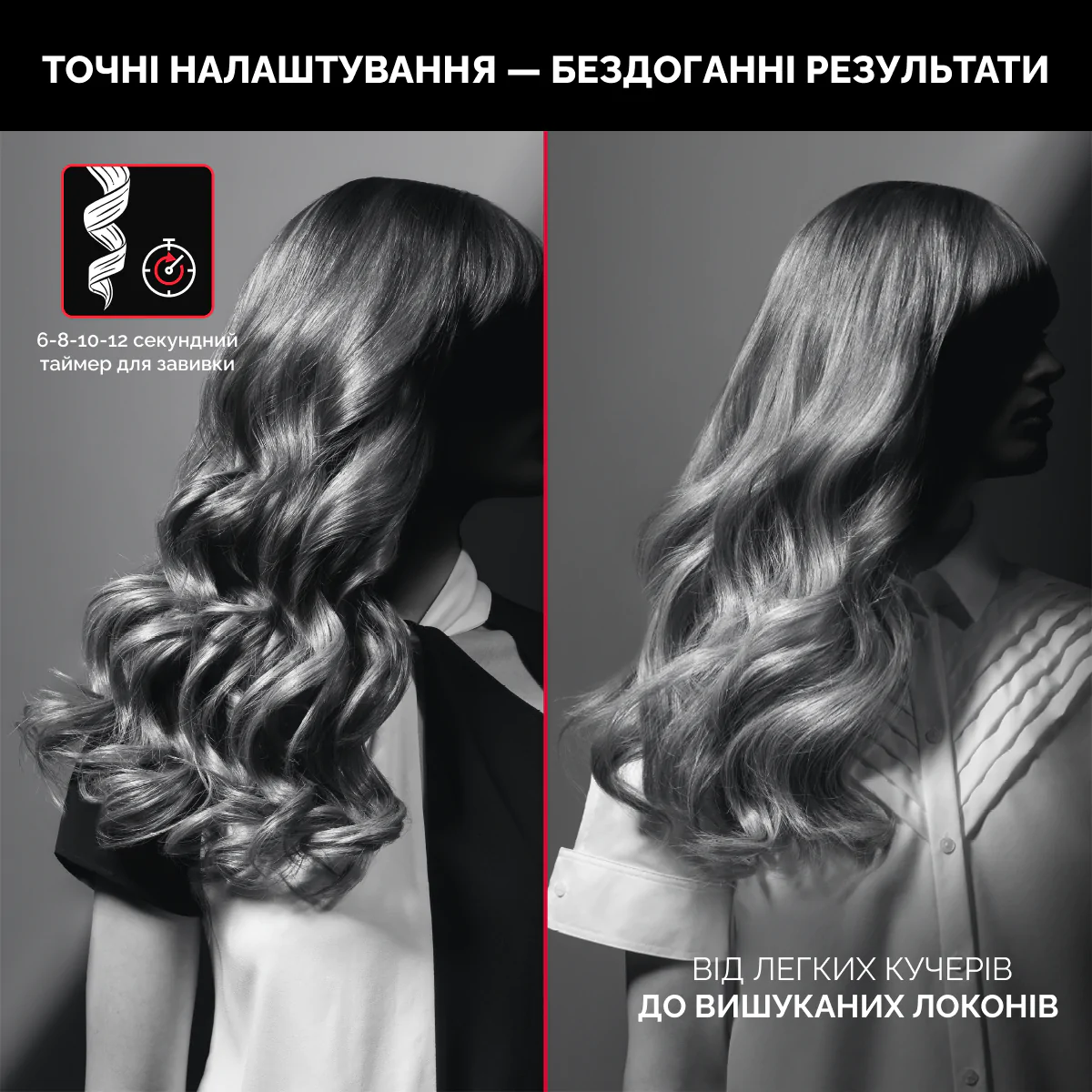 Автоматичний стайлер для завивки волосся Rowenta KARL LAGERFELD So Curls CF371LF0