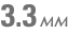 3.3 мм 3.3 мм