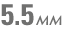 5.5 мм 5.5 мм