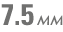 7.5 мм 7.5 мм