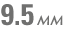 9.5 мм 9.5 мм