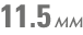 11.5 мм 11.5 мм