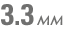 3.3 мм 3.3 мм