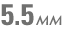 5.5 мм 5.5 мм