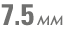 7.5 мм 7.5 мм