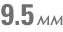 9.5 мм 9.5 мм