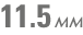 11.5 мм 11.5 мм